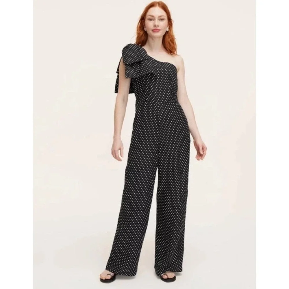 Women's Mini Polka Dot Jumpsuit - kate‎ spade new york Black/White 0